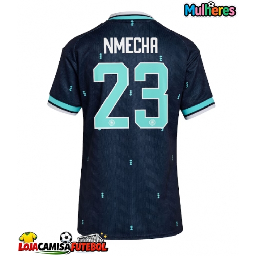 Camisa de Futebol Alemanha Felix Nmecha #23 Equipamento Secundário Mulheres Mundo 2026 Manga Curta